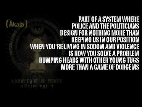 Akala - Educated Tug Shit ft English Frank - ( Lyric Video )