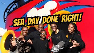 Something for EVERYONE on Disney Destiny | Our First Sea Day Onboard | Adult Activities Included!