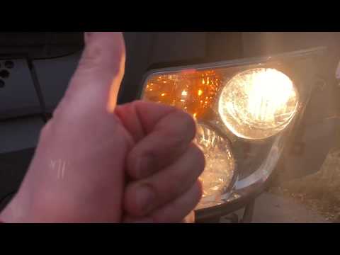 Truck headlight lamp bulb change H7, H1, 21W, 4W bulb replace Mercedes Benz Actros MP4