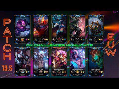 EUW Challenger Match #610 Highlights Patch 13.5 [GO - Jezu, SK Gaming - Markoon, MAD Lions - Carzzy]