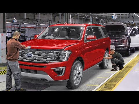 Tour of Ford Billions $ Factory Producing the Massive Expedition - Production Line