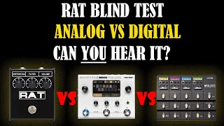 RAT Pedal Blind Test: Original vs Line 6 M13 vs Ampero Stomp II