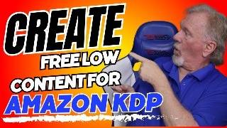 Create Free Low Content for Amazon KDP