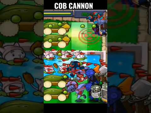 Cob Cannon Fire Zombies #cobcannon #shorts #short #pvz #pvz2 #plantsvszombies #zombies