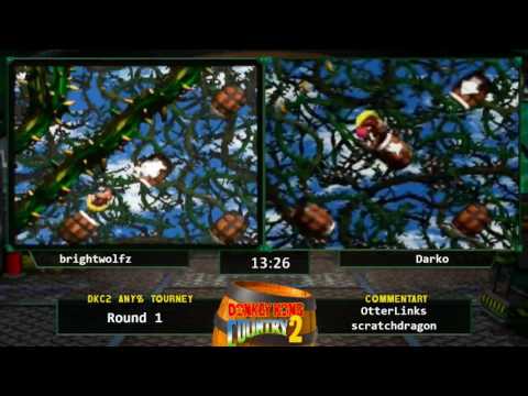 brightwolfz vs Darko - Donkey Kong Country 2 Any% Tournament 2016