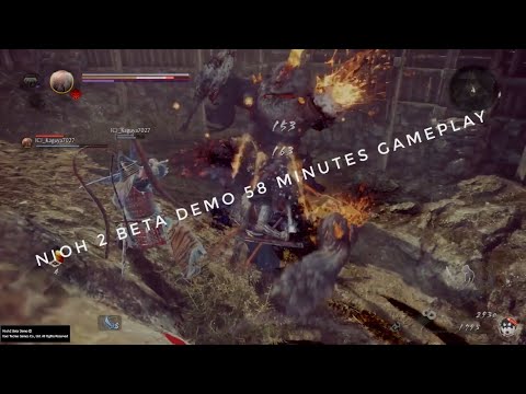 Nioh 2 Beta Demo | First 58 Minutes