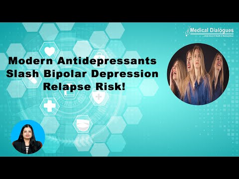 Bipolar depression relapse risk reduced by modern antidepressants
