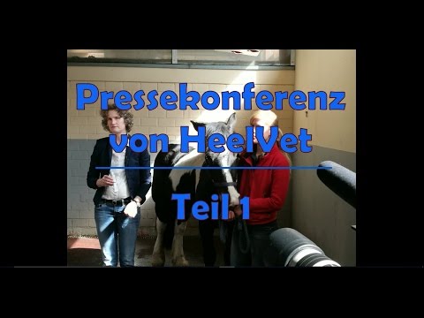 FMA: Pressekonferenz von Heel Vet in Osnabrück - Teil 1