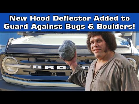 Ford Bronco Hood Armor Bug Rock Deflector Guard - Install and Review