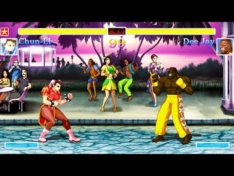 Chun Li vs Dee Jay (Hardest) Street Fighter 2..