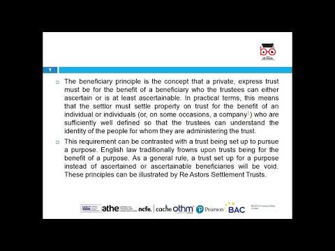 ATHE L5 Dip in Law   Equity and Trusts LO3 2020 11 06