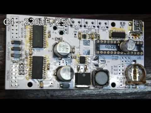 Assembling, soldering PCB NIXIE Clock Board MCU NCM105 GRA & AFCH - part 2/2