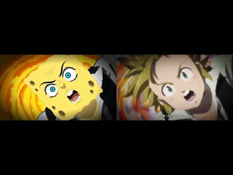 Spongebob Seven Deadly Sins (Nanatsu no Taizai) Anime Opening vs Original side by side comparison