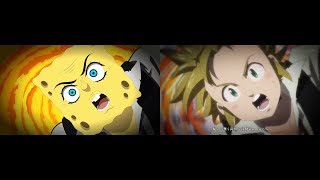 Download lagu Spongebob Seven Deadly Sins (Nanatsu no Taizai) Anime Opening vs Original side by side comparison mp3