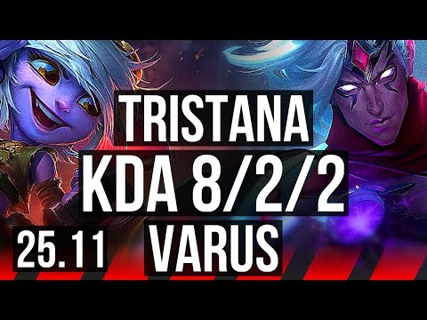 TRISTANA vs VARUS (TOP) | 8/2/2, Dominating | KR Diamond | 25.11