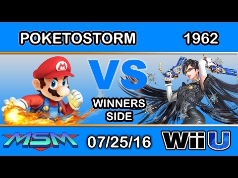 MSM 59 - PokeToStorm (Mario) Vs. 1962 (Bayonetta) Winners Side - Smash Wii U