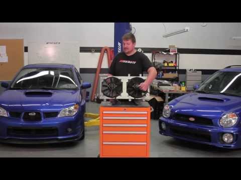 Performance Aluminum Fan Shroud Kit for the 2001-2007 Subaru Impreza WRX/STI Installation