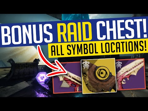 Destiny 2 | BONUS RAID CHEST! Extra SECRET Chest & All Symbol Locations! - King's Fall
