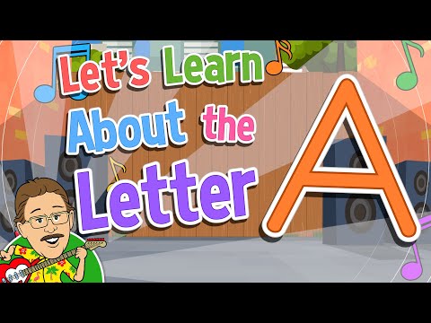 Let's Learn About the Letter A | Jack Hartmann Alphabet Song