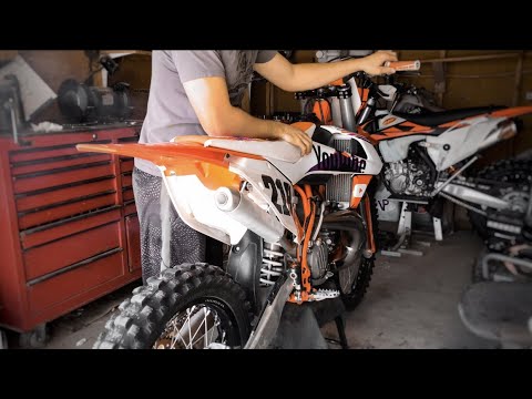 Ktm 250sx top end rebuild | Vlog 12s1