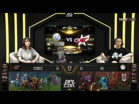 DPL CDA S2 PLAYOFFS Day 3 Match 3 iG VS CDEC Game 1