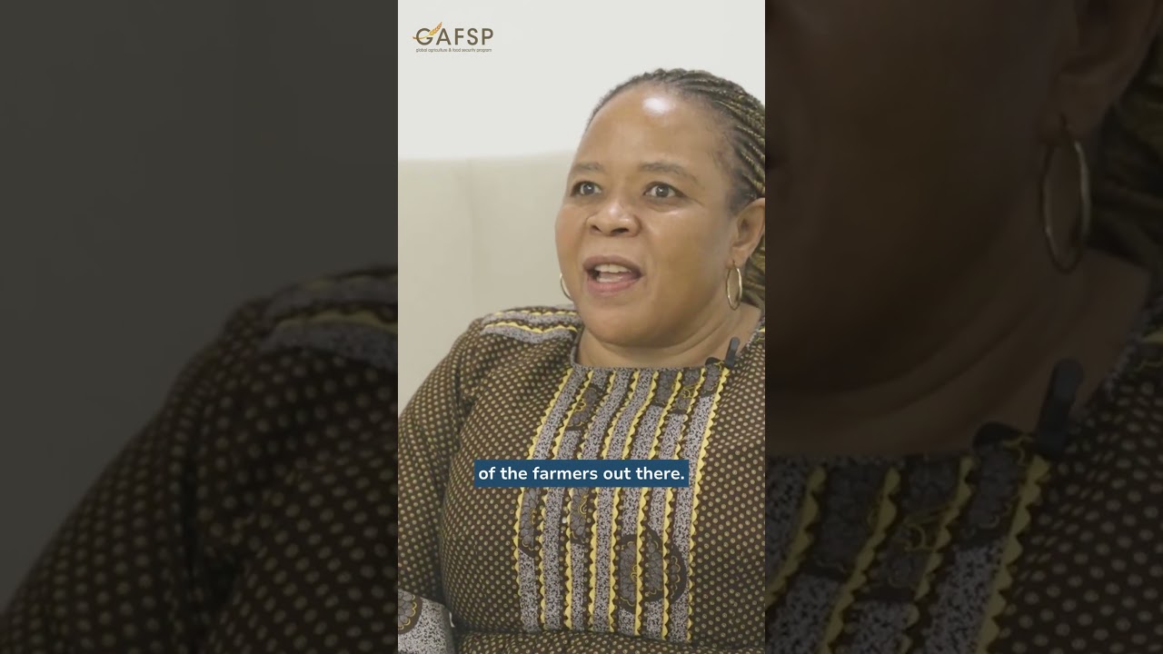 At GAFSP, Farmers Have a Seat at the Table | GAFSP Interviews Mahtabo Tsepa