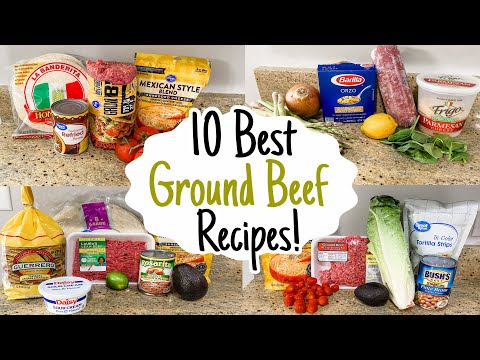 10 of the BEST Ground Beef Recipes! | Tasty, Quick &...
