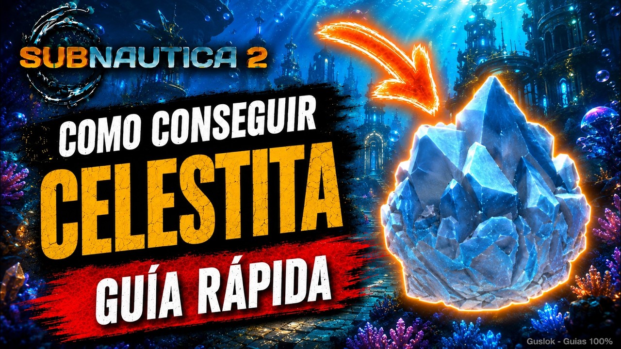Cómo Conseguir Celestita Fácil | Ubicación Exacta Subnautica 2 Cómo Conseguir Celestita Fácil | Ubicación Exacta Subnautica 2