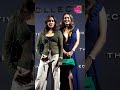 Sharma Sister Nice & Cool Look Neha Sharma With Sister Aisha At The  Launch Of The Collective