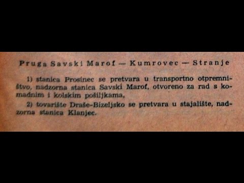 Luca's train page Railfan slo-cro for remember the the railway Savski Marof-Kumrovec with CAB RIDE