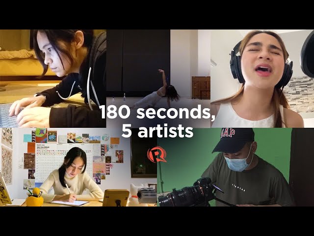 WATCH: 180 Seconds, 5 Artists