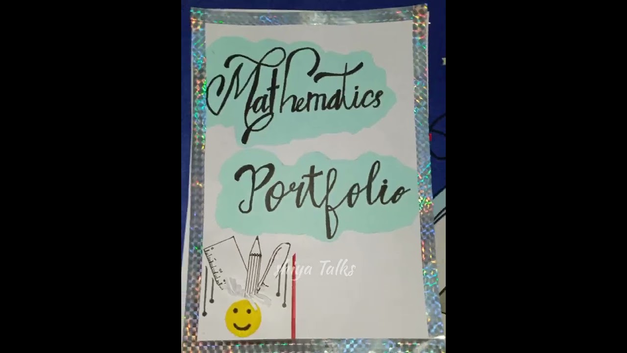 class 10th maths portfolio/real numbers/ within one day hard work/shiya talks🤍🖤