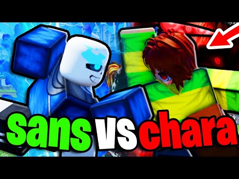 The MOST LORE Accurate CHARA Vs SANS Fight In Jump Showdown..