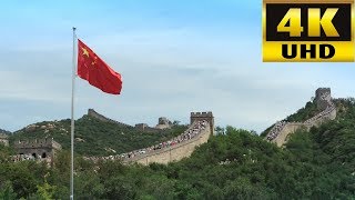 Samsung 4K TV Demo Video. 中国 万里长城 The Great Wall of China Beijing Traditional House Mountain