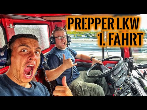 Die erste fahrt mit dem PREPPER UNIMOG - Es geht nach HAUSE! | Survival Mattin
