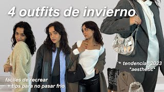 Outfits de invierno *aesthetic* | Tendencias otoño invierno 2023 ❄️