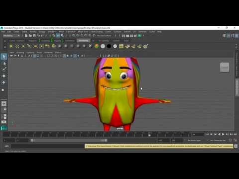 &#x202a;34- Maya Rigging character عمل تخطيط للجسم&#x202c;&rlm;