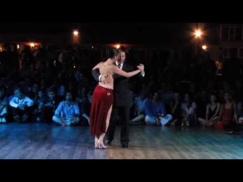  Miguel Angel Zotto  and  Daiana Guspero  are  dancing  to  a  tango  at  Istanbul International Tango Festival  in  2013