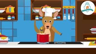 English for kids | Food: some vs. any | Story: The King's Diet