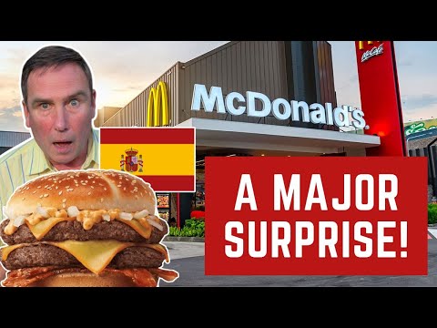 I Review MCDONALDS in SPAIN! The UK Should Be Ashamed!