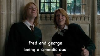 fred and george being a comedic duo video