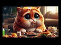 Kitten Gains Weight to Save Dad 🐱 ginger cat | A true story #cat #kitten #aicat #cute #story #viral