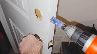 Install Deadbolt and Tamper-proof Hinges on Interior Door