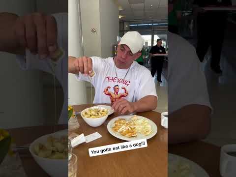 You gotta eat like a dog!!!!