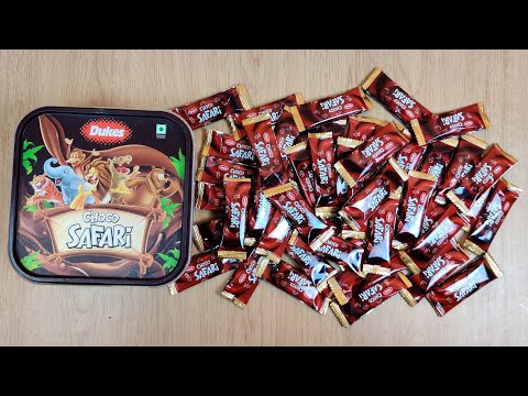 Dukes choco Safari mini Chocolate Box opening ASMR , only 2rs each