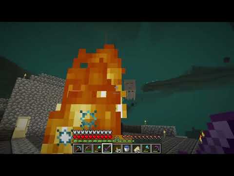 How to kill a Ghast with it's own fireballs - Minecraft