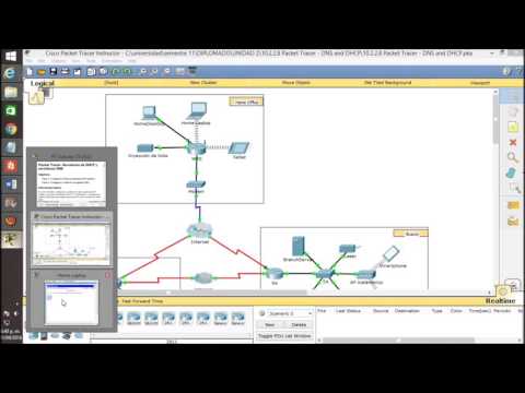 10.2.2.8 Packet Tracer - DNS and DHCP