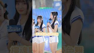 完了！這是真的檸魂歌姬！ #cheerleader #치어리더 #台湾チア #美女 #baseball #檸魂歌姬 #檸檬 #眉飛色舞 #唱歌 #富邦angels #恐龍扛狼