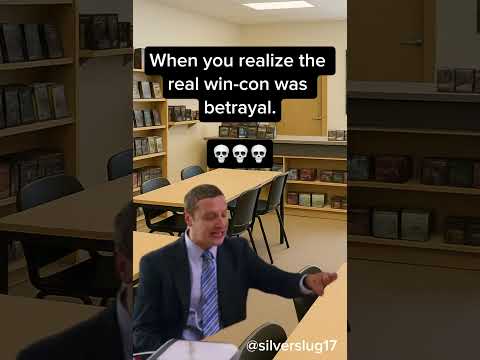 When you get stabbed in the back, from the front. #mtg #mtgmemes #betrayal #commander