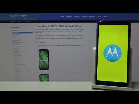 View of the boot animation on Motorola Moto G6 Play | Motorola Moto G6 Play boot process